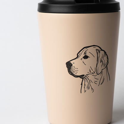 Golden Retriever Coffee Tumbler – Cosy Home | 350ml